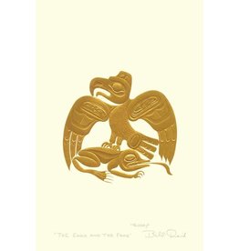The Eagle and the Frog by Bill Reid Matted