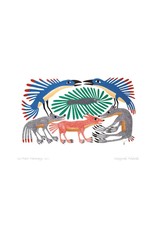 Six-Part Harmony, 2011 par Kenojuak Ashevak Encadrée