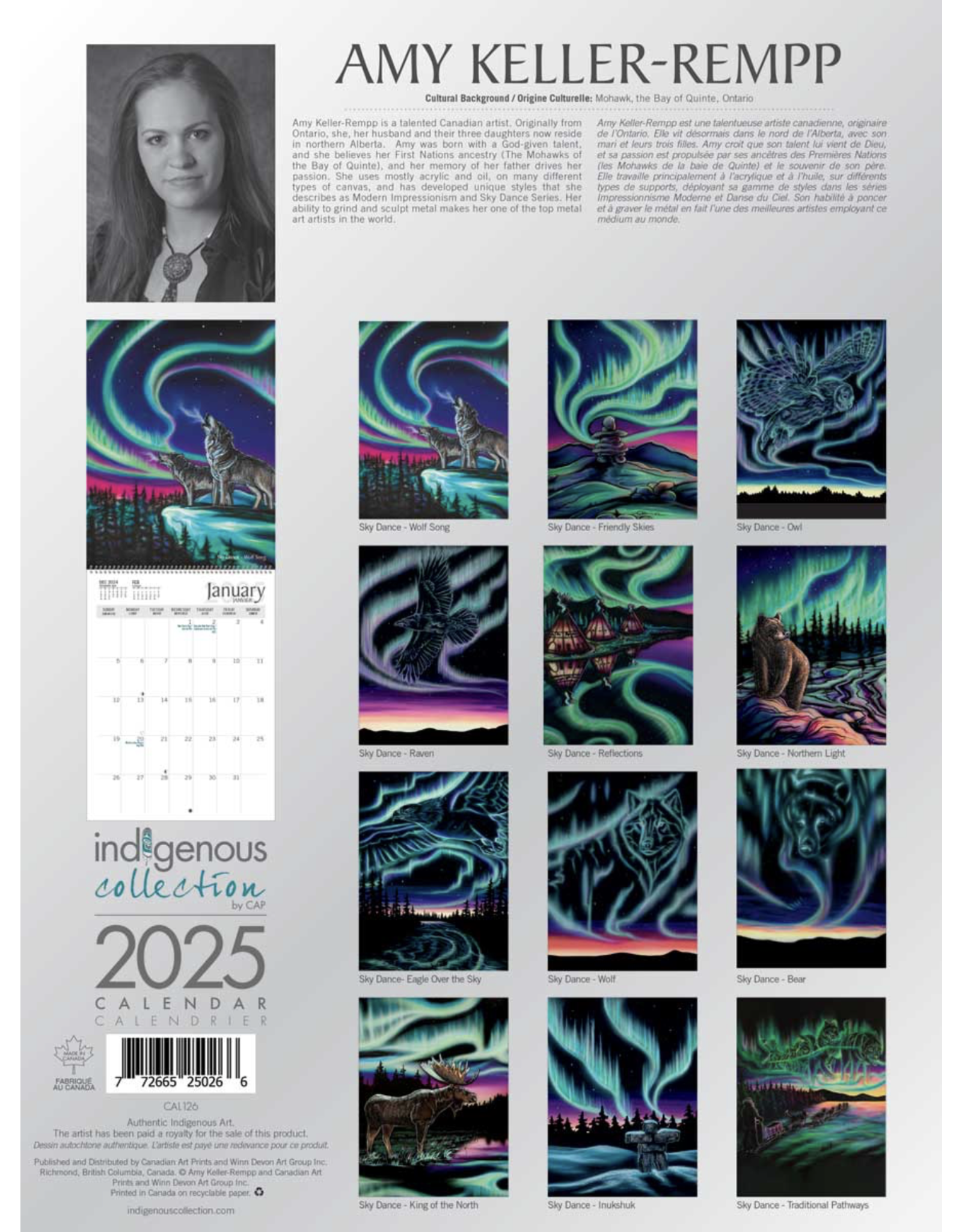 Amy Keller-Rempp 2025 Calendar - CAL126