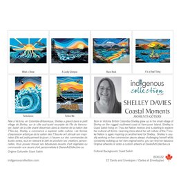 Boîte de 12 Cartes Coastal Moments par Shelly Davies