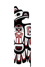 Signet Haida Thunderbird par Clarence Mills