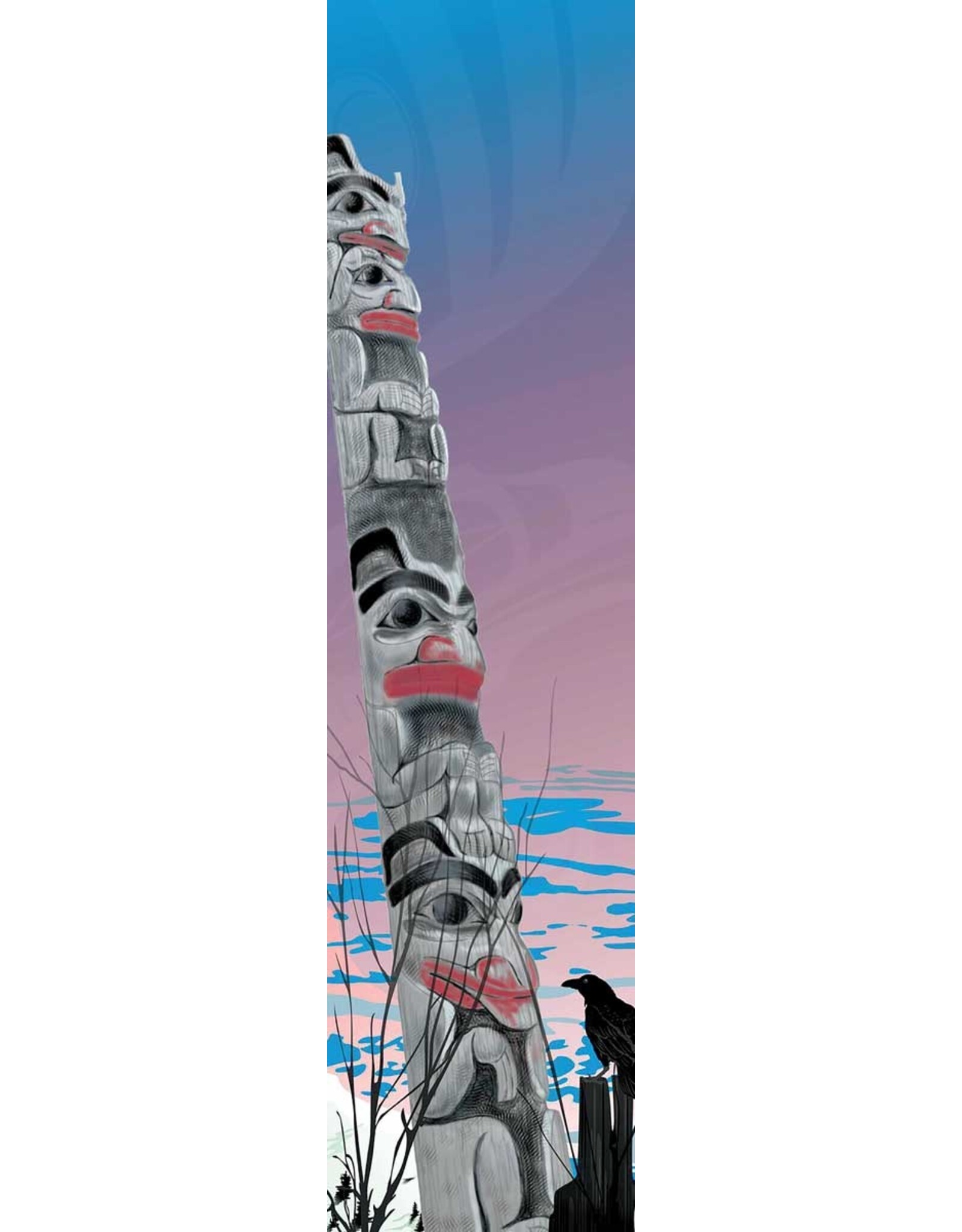 Totem Pole by Mark Preston Bookmark