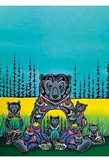 Torchon Imprimé - Bear Medicine par Jessica Somers   (20174TEATOW)