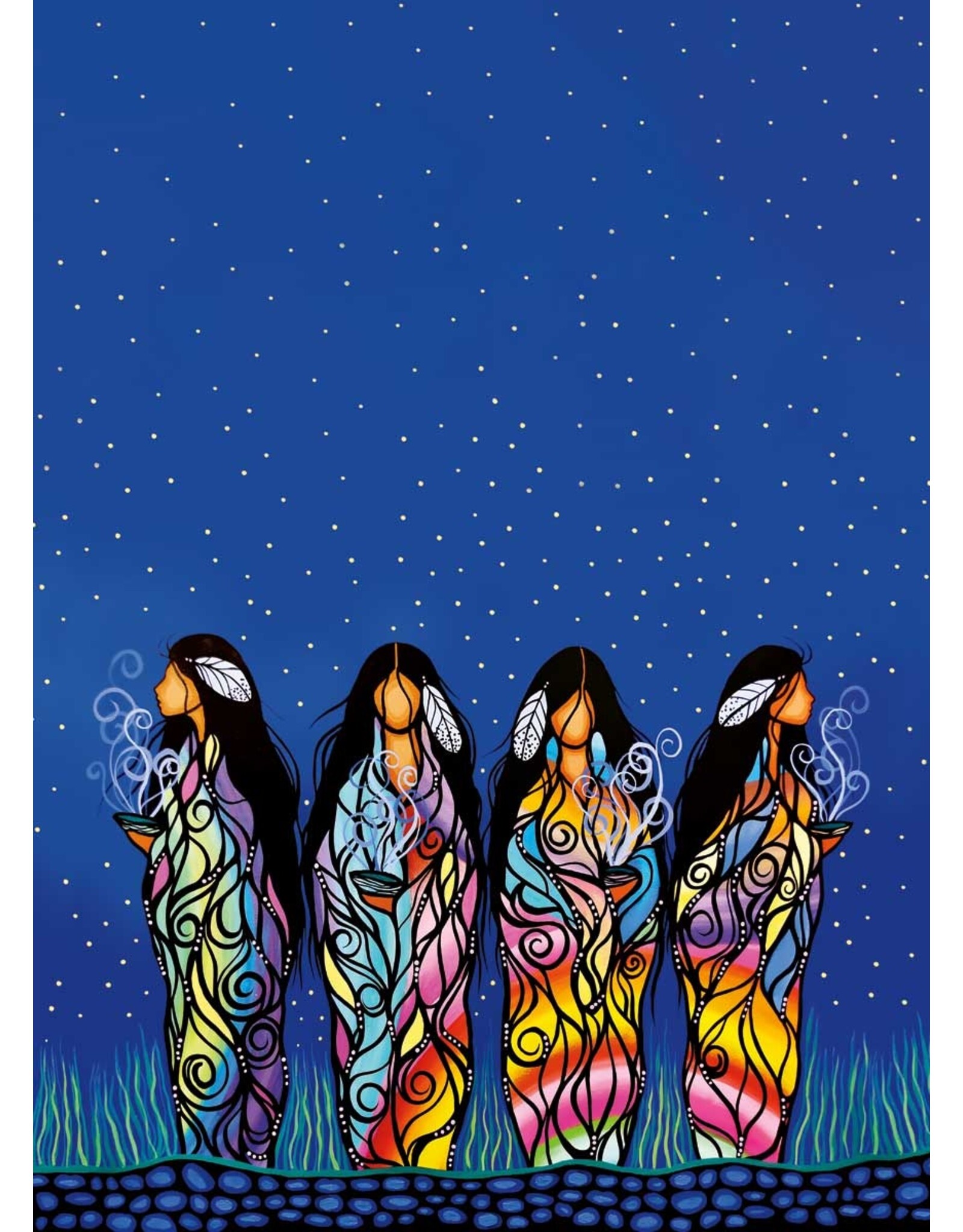 Tea Towel - Bringing Good Medicine by Jackie Traverse (POD2743TEATOW)