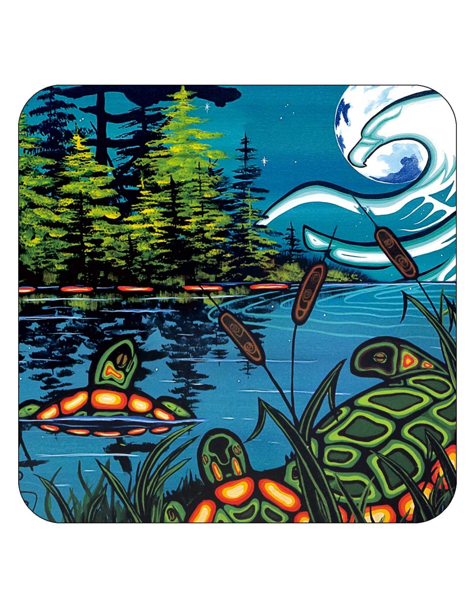 Tranquility by William Monague Coasters Set (x4)