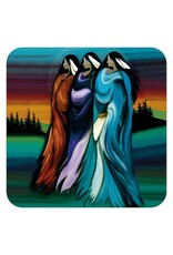 Three Sisters by Betty Albert Coasters Set (x4)