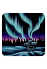 Sky Dance Inukshuk by Amy Keller-Rempp Coasters Set (x4)