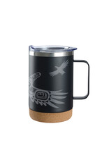 Tasse avec Poignée et Base en Liège - Soaring Eagle par Corey Bulpitt