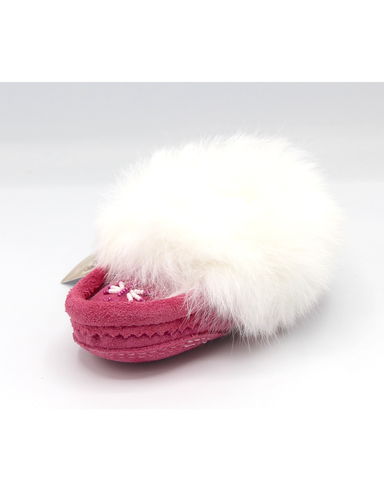 Child Moccasin Fur Slippers