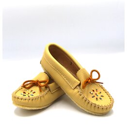 Beaded Moccasin with Sole Junior