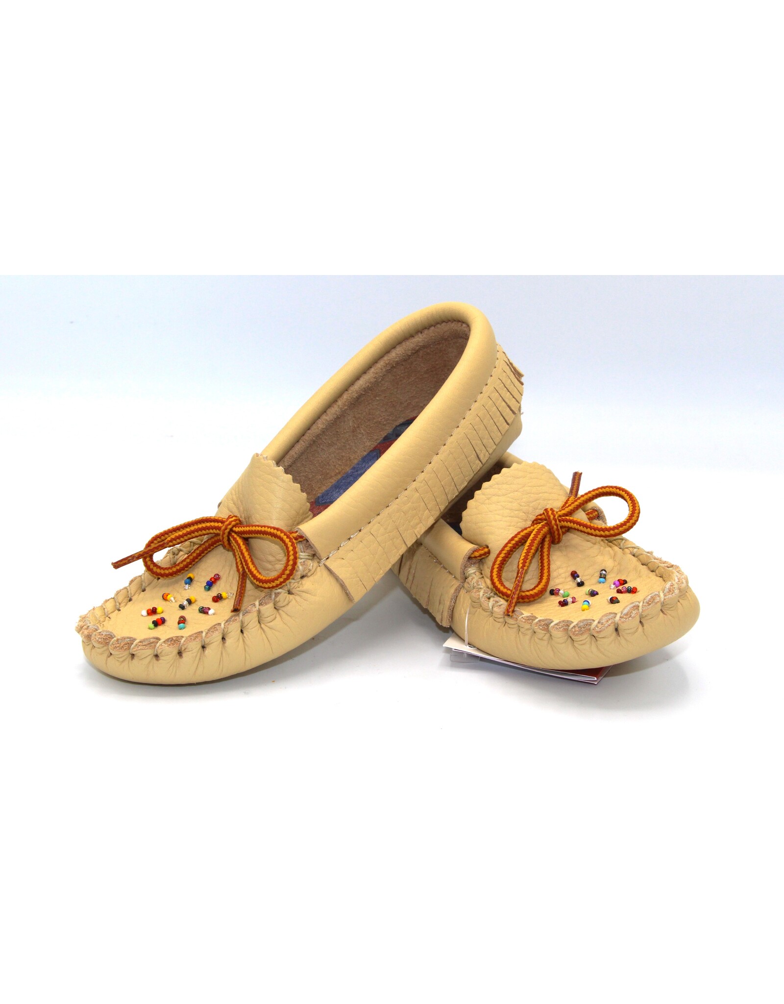 Beaded Leather Moccasin Junior 124J