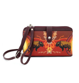 Smartphone Crossbody - Buffaloes by Storm Angeconeb