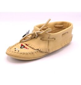 Papoose Natural Beaded Moccasin