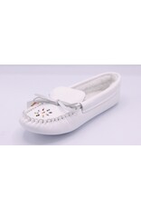 White Beaded Moccasins - 142