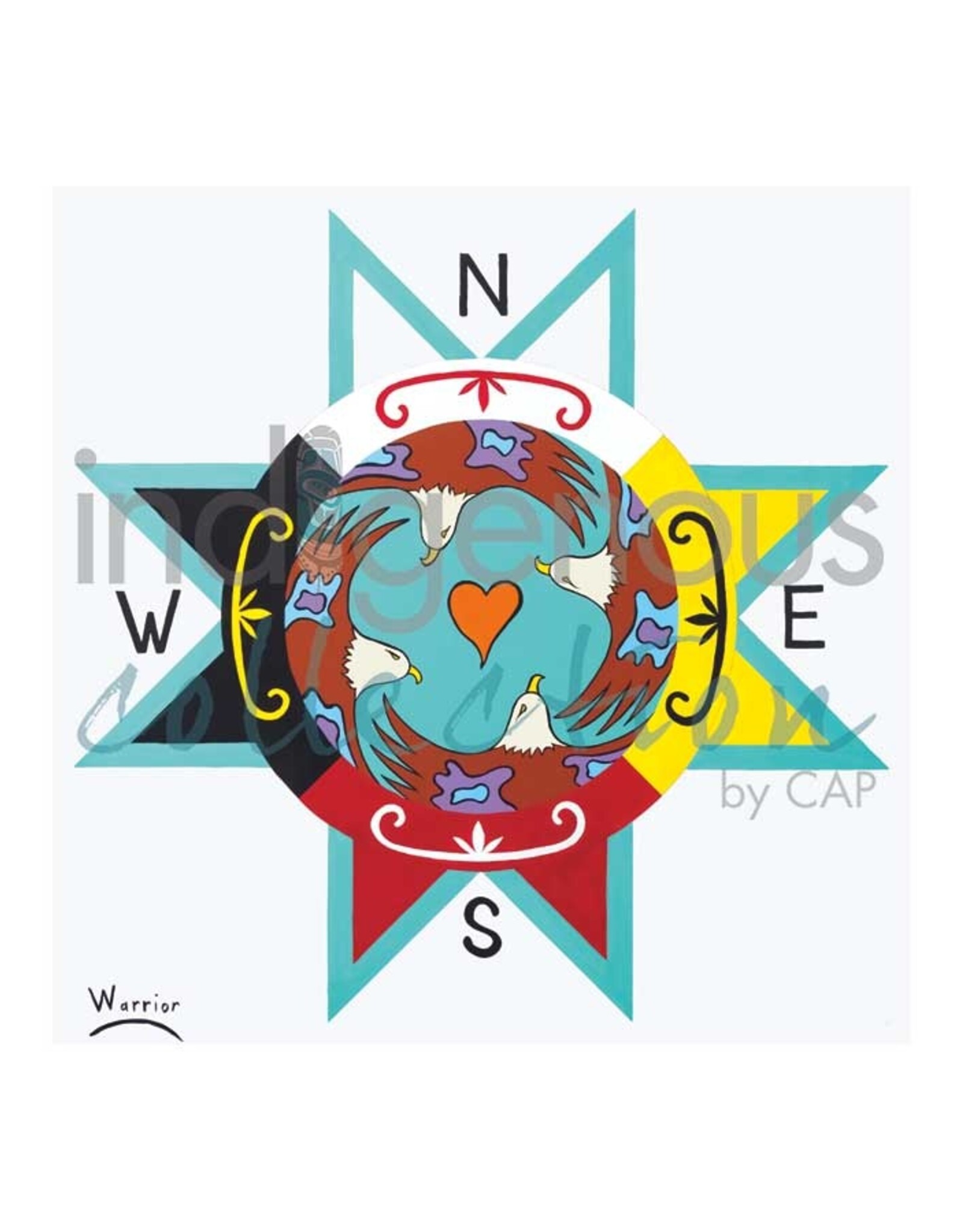 Medicine Wheel by Lorne Julien Card