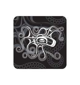 Octopus (Nuu)  by Earnest Swanson Cork Backed Coaster
