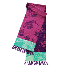 Oversized Knitted Scarf - Hummingbird by Gordon White