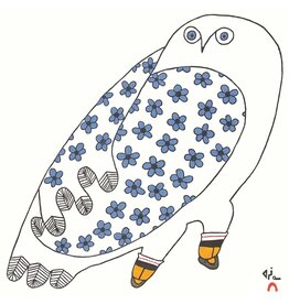 Blossoming Owl par Ningeokuluk Teevee Montée sur Passe-Partout