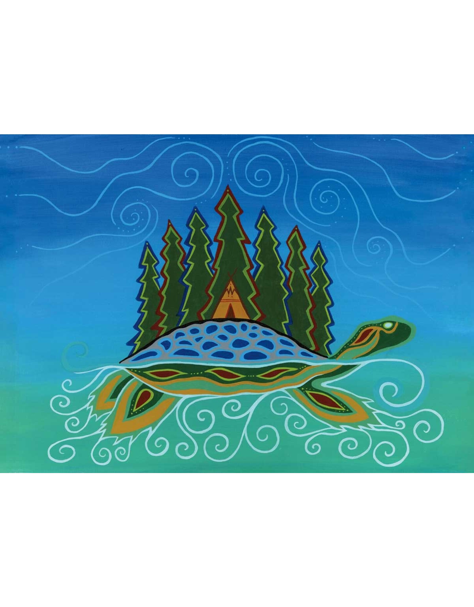 Turtle Island byPatrick Hunter Matted