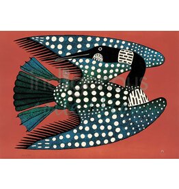 Spotted Loon by Kenojuak Ashevak Matted
