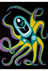 Grande Toile Moonlight Octopus par Shana Yellow Calf