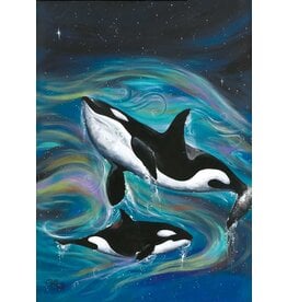 Killer Whales by Carla Joseph Framed