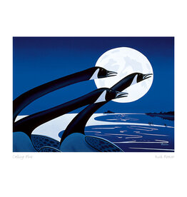 Calling Blue par Rick Beaver Petite Toile