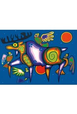 Moose Spirit by Jim Oskineegish Small Canvas