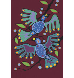 Bird Resting par Jim Oskineegish Petit Canvas