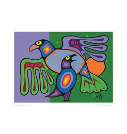A Mother's Love by Jim Oskineegish Small Canvas