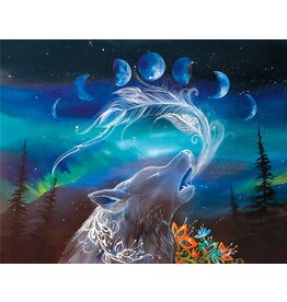Wolf Whisperer by Karen Erickson Canvas