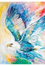 Eagle of Many Colours by Carla Joseph Canvas
