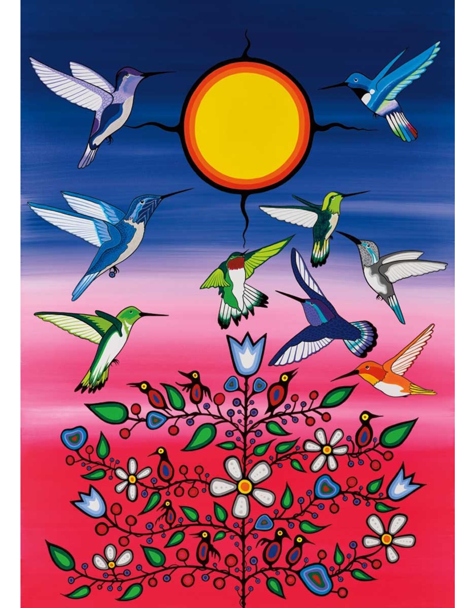 Ancestors by Jeffrey Red George Canvas