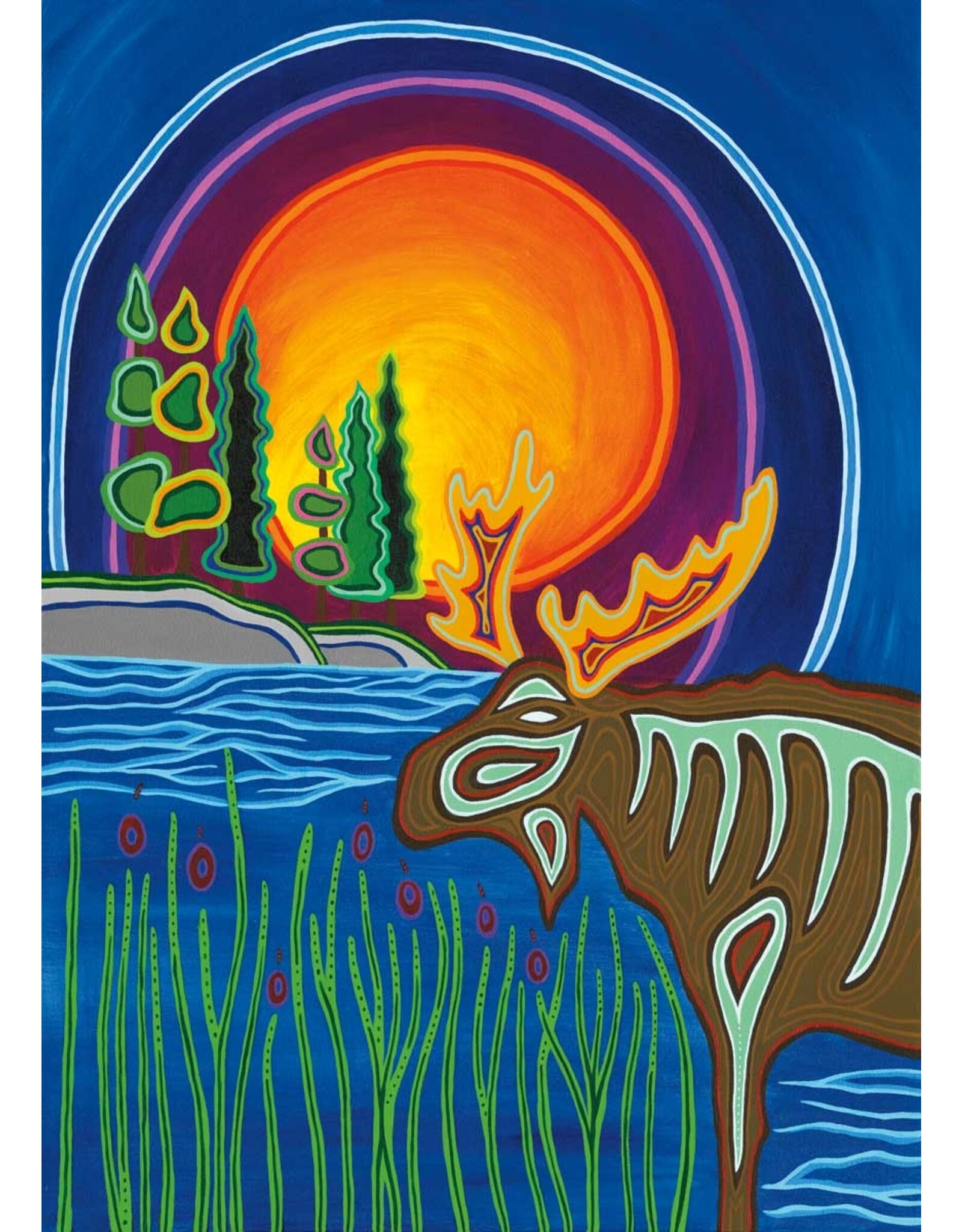 Spirit of the Mooz by Patrick Hunter Canvas