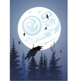 Raven Moon par Mark Preston Édition Limitée Encadrée