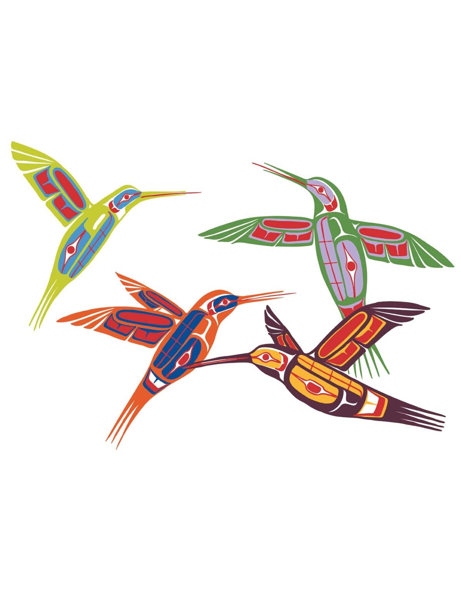 Four Hummingbirds par Ben Houston Édition Limitée Encadrée