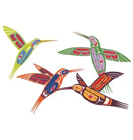 Four Hummingbirds by Ben Houstie Édition Limitée Encadrée