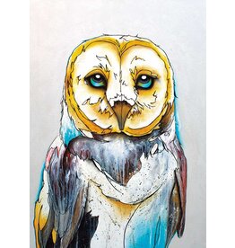 Barn Owl par Micqaela Jones Petite Toile