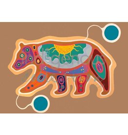Bear par Donna Langhorne Petite Toile