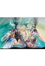 Mighty Buffalo by Carla Joseph Small Canvas