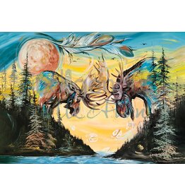 Art of Sparing by Carla Joseph Small Canvas