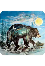 Ensemble de Sous-verres A Bear's Journey par Carla Joseph (x4)