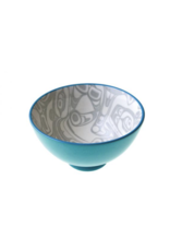 Petit Bol en Porcelain Orque (Turquoise/Gris) - 321
