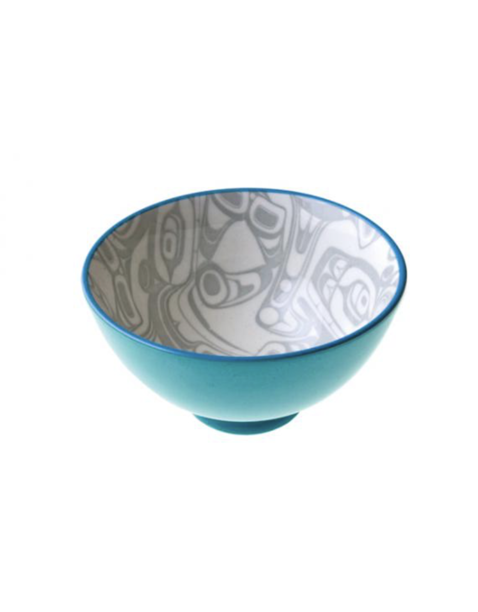 321 Small Bowl - Orca Turquoise/Grey