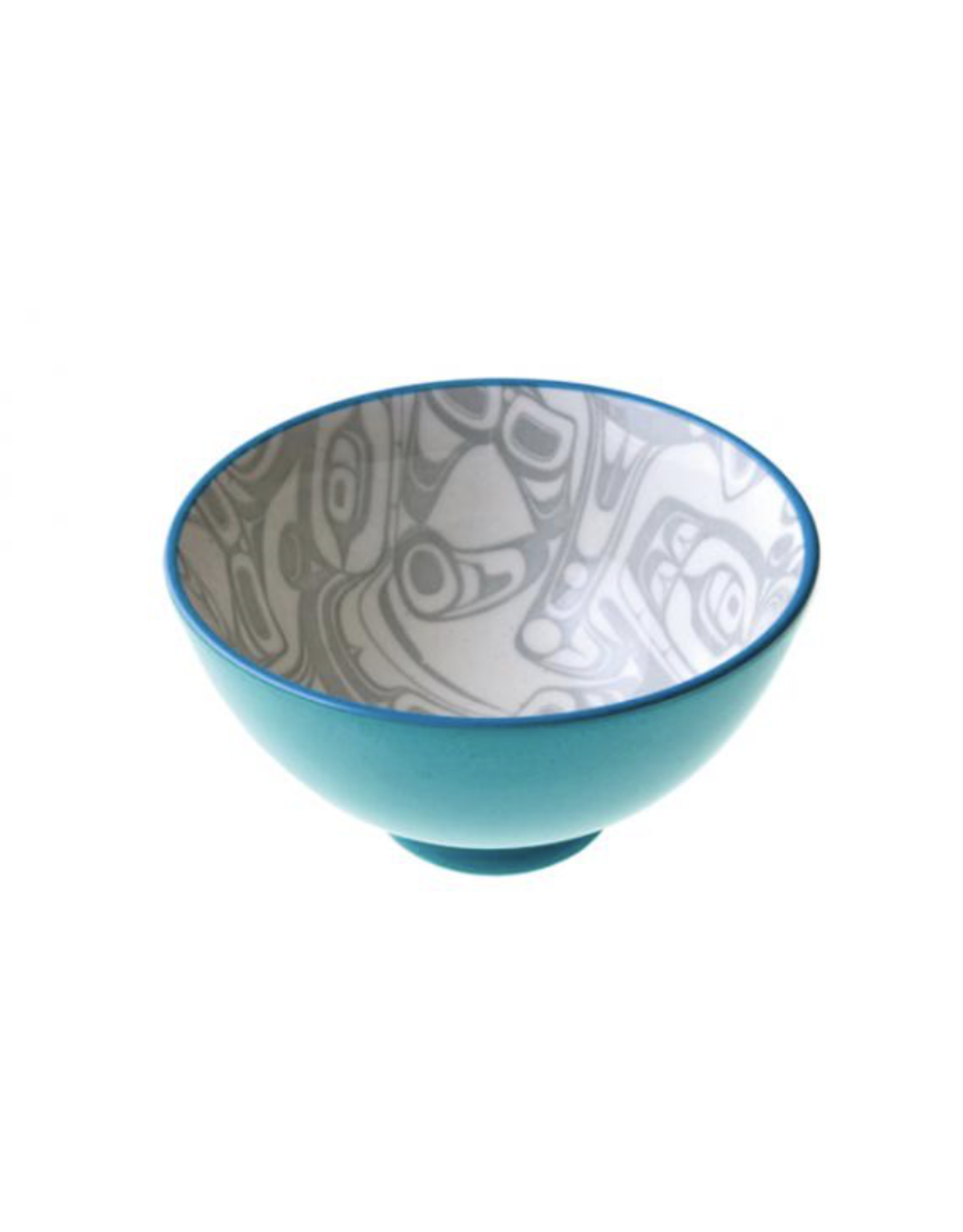 Petit Bol en Porcelain Orque (Turquoise/Gris) - 321