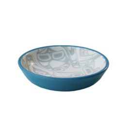 Small Dish - Orca Turquoise/Grey