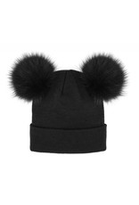 Tuque 2 Pom Poms Renard