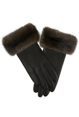 Leather Mink Gloves