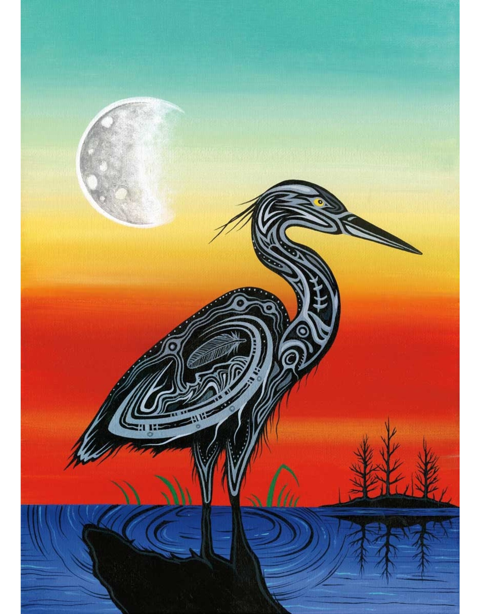 Crane Clan by Jeffrey Red George Limited Edition