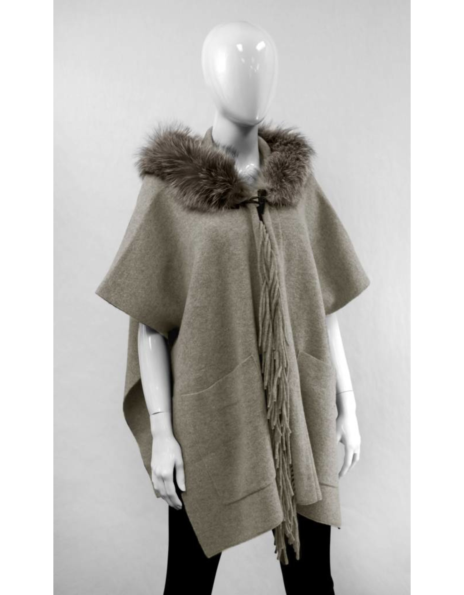 Poncho Capuche avec Renard